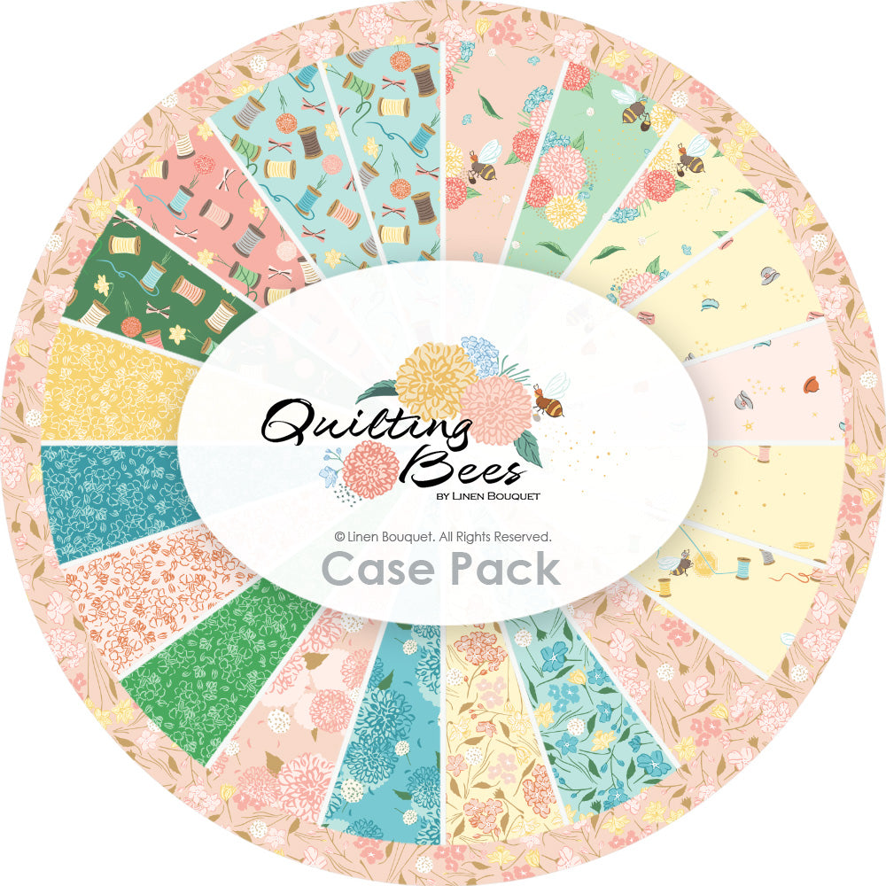 Quilting Bees Collection-Quilting Bees Collection Case Pack (180 Yards)-Multi-100% Cotton 37230211CASE