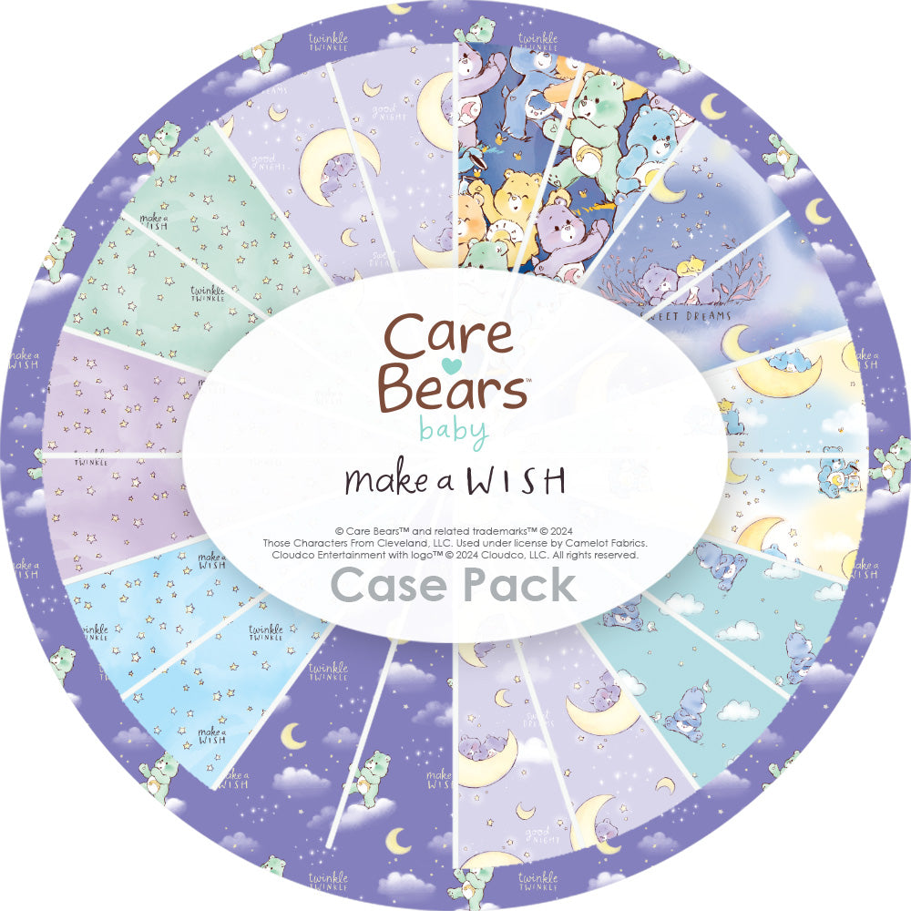 Care Bears Baby Make a Wish Collection-Care Bears Baby Make a Wish Collection Case Pack (90 Yards)-Multi-100% Cotton 44011107CASE