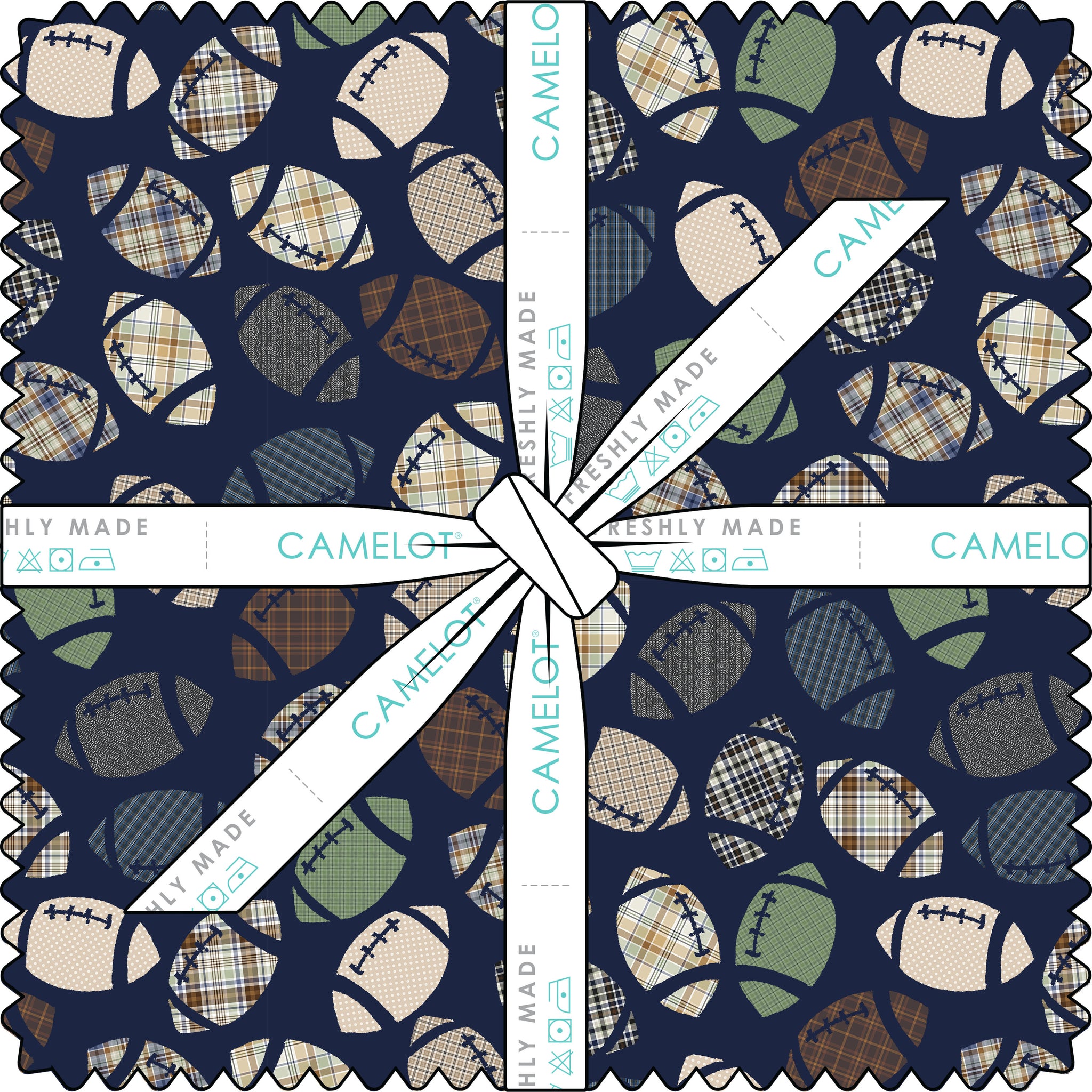Fall is for Football Collection-Fall is for Football Collection 10" Squares (42 pieces)-Multi-100% Cotton 49230708SQU