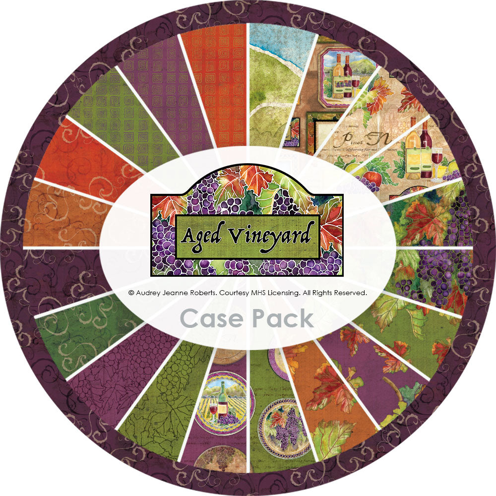Aged Vineyard Collection Super Stack Case Pack (270 Yards)-100% Cotton-Multi-55230508SSCASE