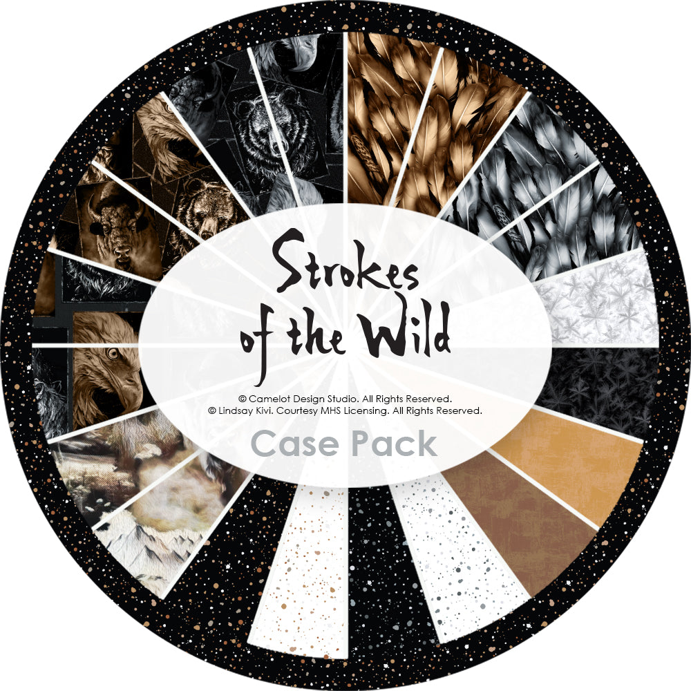 Strokes of the Wild Collection-Strokes of the Wild Collection Super Stack Case Pack (210 Yards)-Multi-100% Cotton 55230703SSCASE