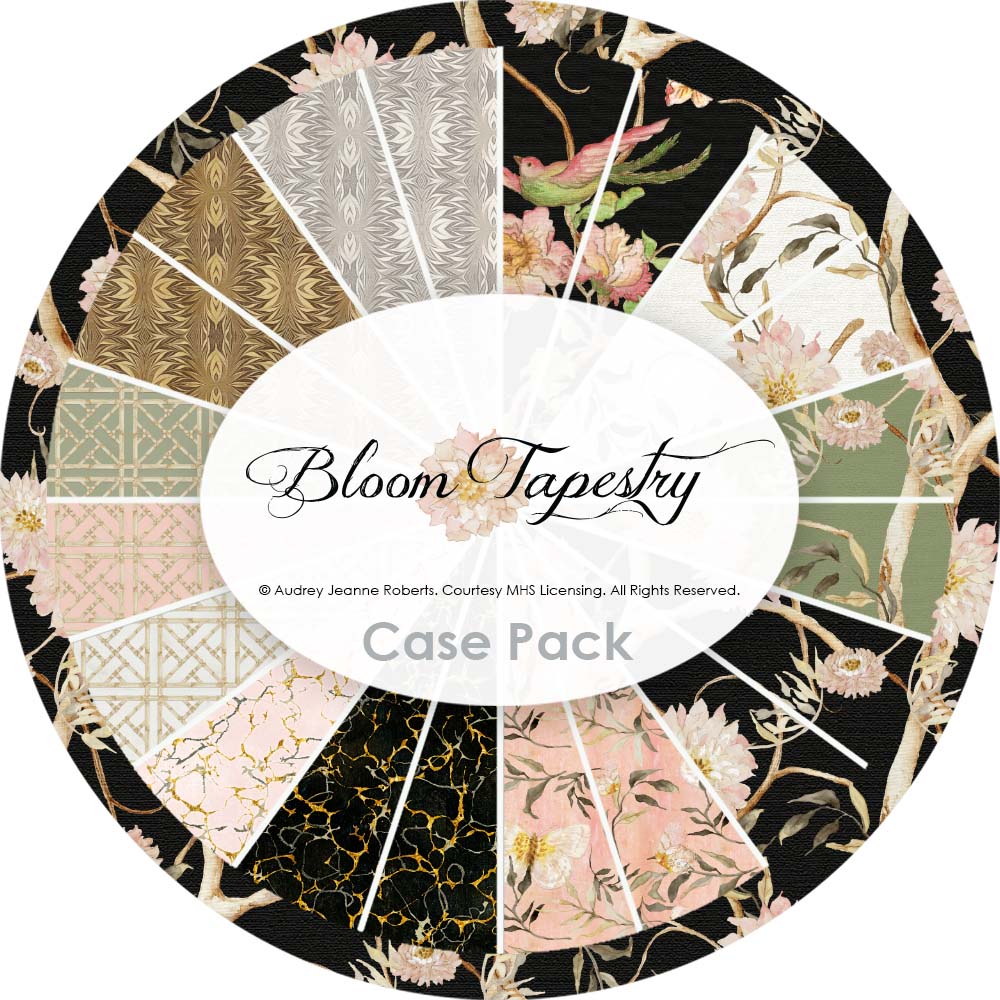 Collection Tapisserie de Fleurs Caisse (120 Verges)-Multi-100% Cotton-55230806CASE