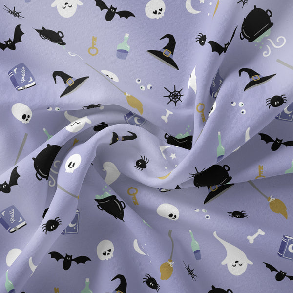 Fabric Street Nightmare Before Christmas Coffins of Christmas Fabric Poplin - 58 x 1 Yard