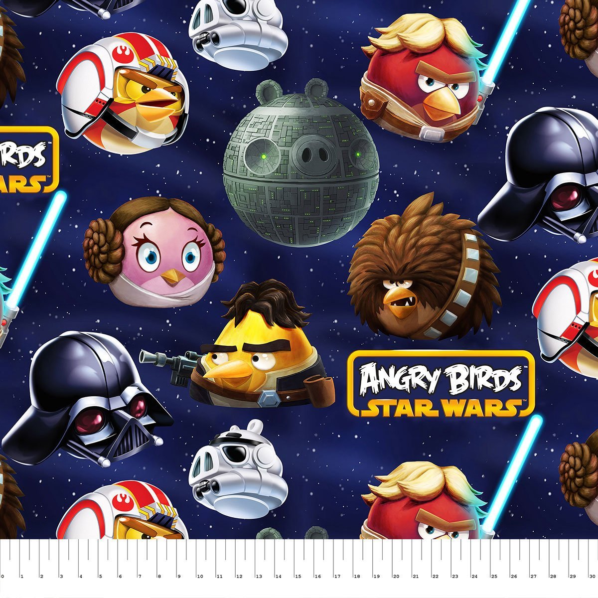 Angry Birds / La Guerre des Étoiles - Étoile de la mort - Molleton Imprimée de Lucasfilm Star Wars