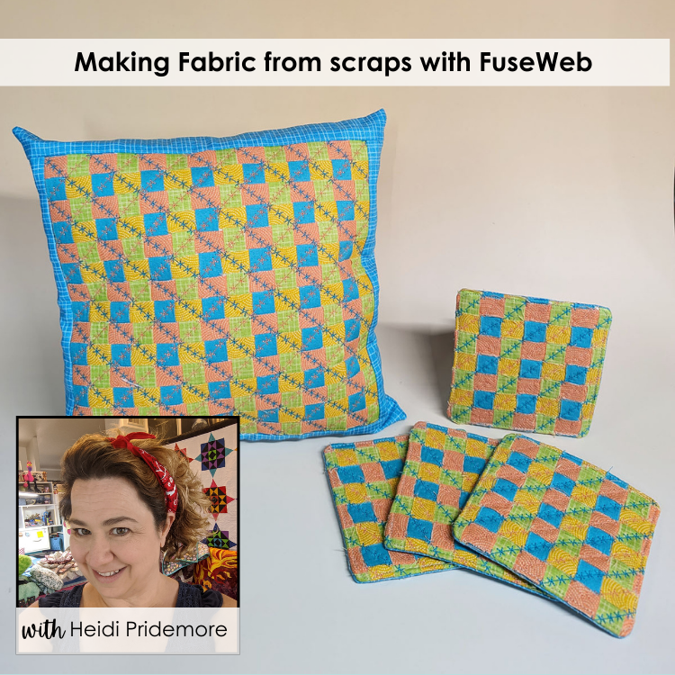 Make your own fabric with FuseWeb with Heidi Pridemore – Camelot Fabrics®