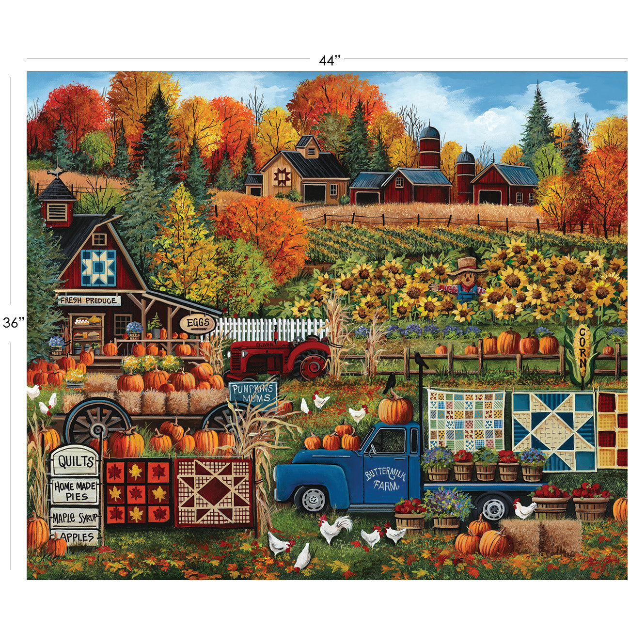 Pumpkin Patch Panel-Multi-100% Cotton-14250201P-01