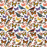 Stamp Collector Collection-A Study of Flight-Quilting Cotton- White-14250302-01