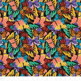 Collection Collectionneur de Timbres-Collage de Papillons-Multi-Coton-14250303-01