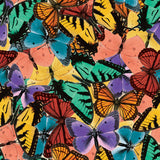 Collection Collectionneur de Timbres-Collage de Papillons-Multi-Coton-14250303-01
