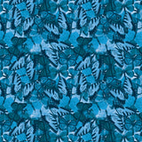 Stamp Collector Collection-Butterfly Collage-Quilting Cotton- Blue -14250303-02