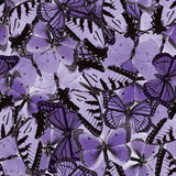 Collection Collectionneur de Timbres-Collage de Papillons-Mauve-Coton-14250303-03