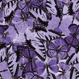 Collection Collectionneur de Timbres-Collage de Papillons-Mauve-Coton-14250303-03