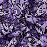 Collection Collectionneur de Timbres-Collage de Papillons-Mauve-Coton-14250303-03