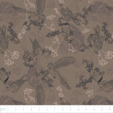 Collection Nid d'Aigle-Dessins d'Aigle-Taupe Foncé-Coton-14250402-01