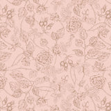 Eagle's Nest Collection-Rose Sketches-Quilting Cotton-Blush - 14250403-01