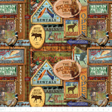 Cabin Creek Collection-Lodge Cabin Frames-Quilting Cotton-14250502-01