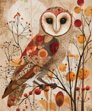Autumn Owl Collection-Autumn Owl Collection-Autumn Owl Panel 36" x 43.5"-Multi-100% Cotton-14260201P-01