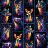 Borealis Collection-Animal Spirit Portraits-Multi-100% Cotton-14260301-01