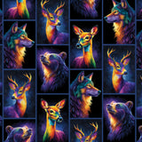 Borealis Collection-Animal Spirit Portraits-Multi-100% Cotton-14260301-01