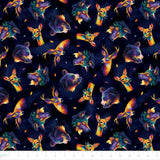 Collection Boréal-Animaux Spirituels Multi Direction -Multi-100% Cotton-14260302-01