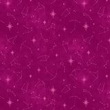 Borealis Collection-Night Sky-Magenta-100% Cotton-14260306-03