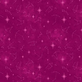 Borealis Collection-Night Sky-Magenta-100% Cotton-14260306-03