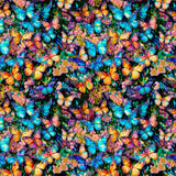 Gigi in the Garden Collection-Stained Glass Butterflies Wide Width 108"-100% Cotton Sateen-Wide Width-16240101SW-01