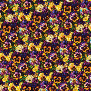 Gigi in the Garden Collection-Stained Glass Pansies Wide Width 108"-100% Cotton Sateen-Wide Width-16240102SW-01