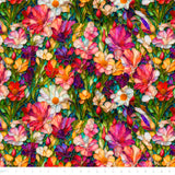 Gigi in the Garden Collection-Stained Glass Flower Garden-Multi-Quilting Fabrics-16240103-01