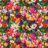 Gigi in the Garden Collection-Stained Glass Flower Garden-Multi-Quilting Fabrics-16240103-01