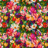 Gigi in the Garden Collection-Stained Glass Flower Garden Wide Width 108"-100% Cotton Sateen-Wide Width-16240103SW-01