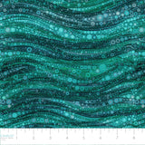 Gigi in the Garden Collection-Abstract Circles-Teal-Quilting Fabrics-16240105-01