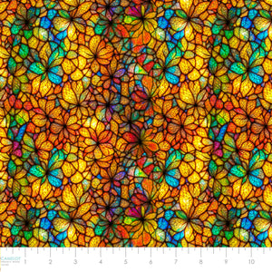 Sonny in the Sunflowers Collection-Stained Glass Petals-Multi-100% Cotton-16240202-01