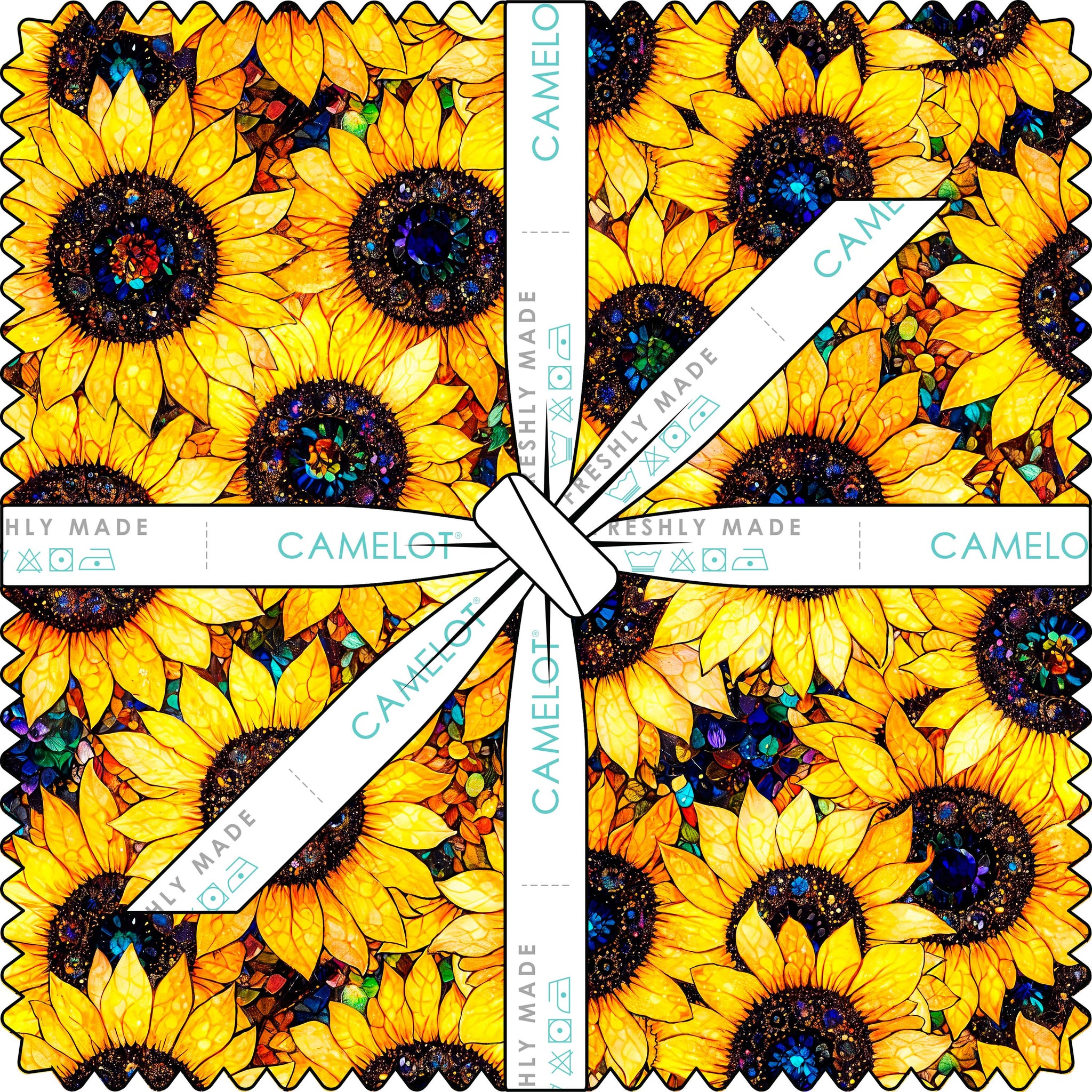 Collection Sonny dans les Tournesols-Carrés de 10" (42 pièces) -Multi-100% Coton-16240203SQU