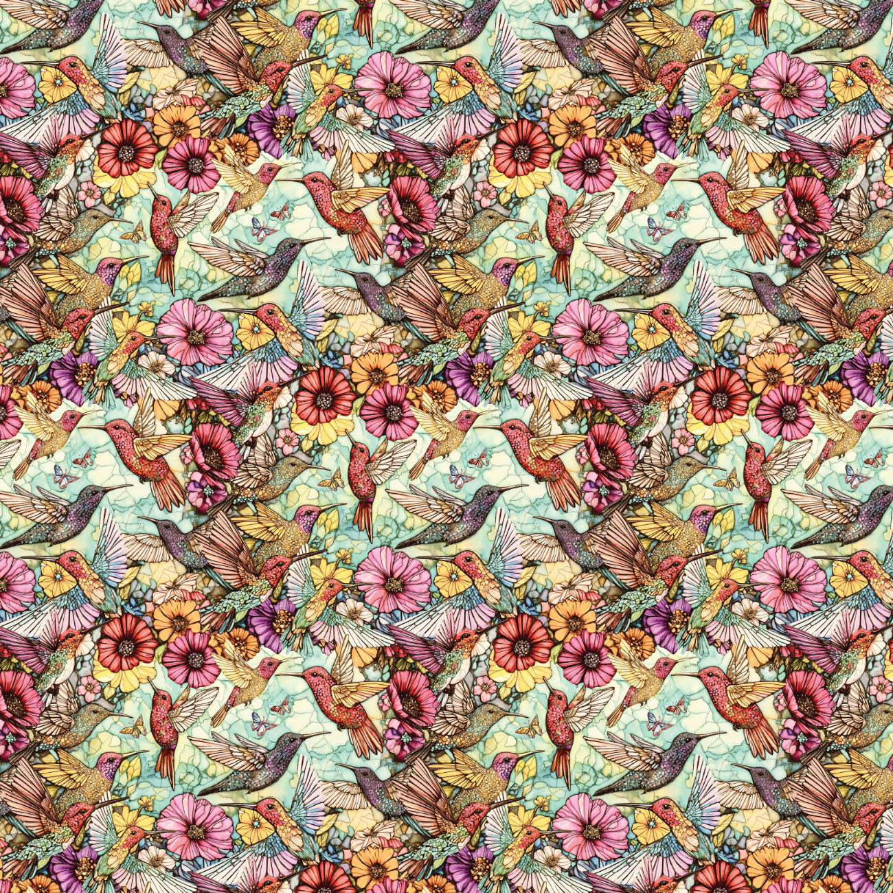 Collection Envol de la Beauté-Harmonie des Colibris-16240401-01-Multi