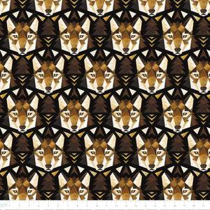 Twilight Pack Collection-Wolf Face-Black-100% Cotton-16250102-02