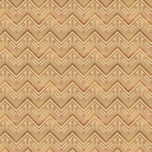 Twilight Pack Collection-Forest Geo Chevron- Tan-100% Cotton-16250103-01