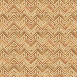 Twilight Pack Collection-Forest Geo Chevron- Tan-100% Cotton-16250103-01