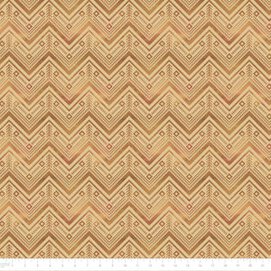 Twilight Pack Collection-Forest Geo Chevron- Tan-100% Cotton-16250103-01