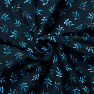Twilight Pack Collection-Autumn Foliage-Blue-100% Cotton-16250104-03