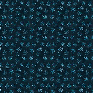 Twilight Pack Collection-Autumn Foliage-Blue-100% Cotton-16250104-03
