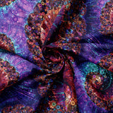 Peacock in the Garden Collection-Fractals-Quilting Cotton-16250301-01