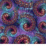 Peacock in the Garden Collection-Fractals-Quilting Cotton-16250301-01