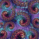 Peacock in the Garden Collection-Fractals-Quilting Cotton-16250301-01