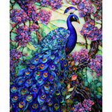 Peacock in the Garden Collection-Peacock in the Garden Panel-Quilting Cotton-16250304P-01
