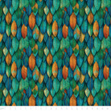 Eagle's Lookout Collection-Eagle Feathers-Multi-100% Cotton-16260103-01