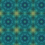 Eagle's Lookout Collection-Leafy Mandala-Turquoise-100% Cotton-16260105-02