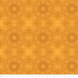 Collection Le Belvédère de l'Aigle-Mandala de Feuilles-Jaune-100% Coton-16260105-03