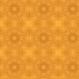 Collection Le Belvédère de l'Aigle-Mandala de Feuilles-Jaune-100% Coton-16260105-03