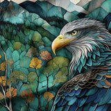 Collection Le Belvédère de l'Aigle-Panneau Le Belvédère de l'Aigle 43.5" x 36"-Multi-100% Coton  16260106P-01